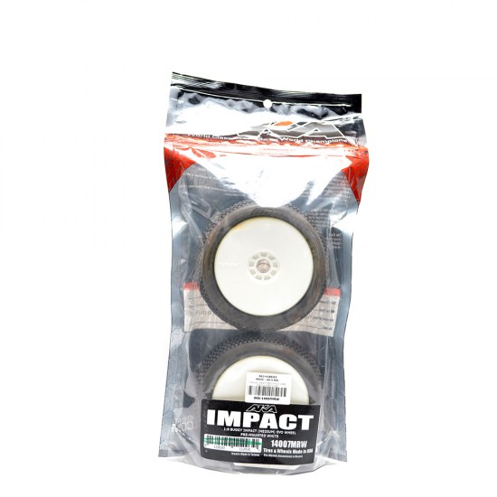 1:8 BUGGY IMPACT MEDIUM EVO WHEEL PRE-MOUNTED WHITE