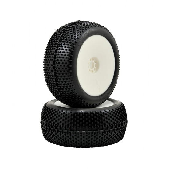 1:8 TRUGGY EVO I-BEAM MEDIUM PRE-MOUNTED WHITE