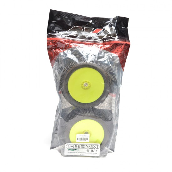 1:8 TRUGGY EVO I-BEAM SOFT PRE-MOUNTED YELLOW