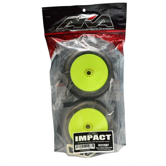 1:8 TRUGGY EVO IMPACT SOFT PRE-MOUNTED YELLOW