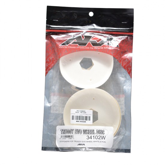 STIFFENERS FOR TRUGGY EVO WHEEL WHITE (4 PCS)