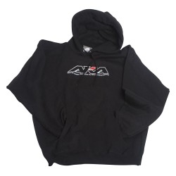 BLACK HOODY SWEATSHIRT (XL)
