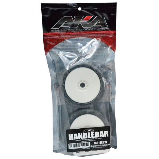 1:8 Buggy Handlebar (Clay) Evo Wheel Pre Mounted White