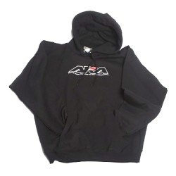 BLACK HOODY SWEATSHIRT (L)