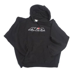 BLACK HOODY SWEATSHIRT (M)