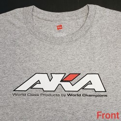 AKA SHORT SLEEVE SPORT GREY SHIRT (L) - AKA SHORT SLEEVE SPORT GREY SHIRT (L) -