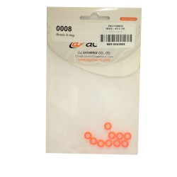 0008 Shock O-rings (8) (A319)