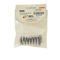 9690 Front Shock Spring Soft (Black/Yellow) (2)