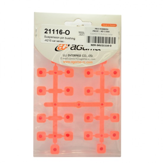 Suspension Pin Bushings Orange