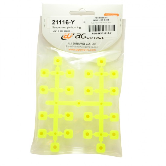 21116-Y Suspension Pin Bushings Yellow (A319)