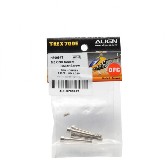 M3 CNC socket collar screw