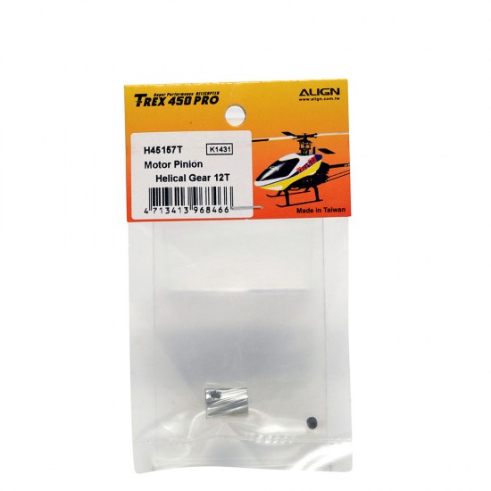 Motor Pinion Helical Gear 12T
(must have slant main gear)