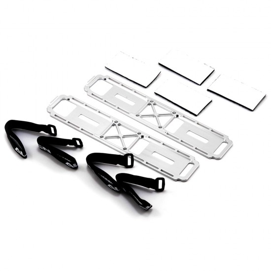 Metal battery mount