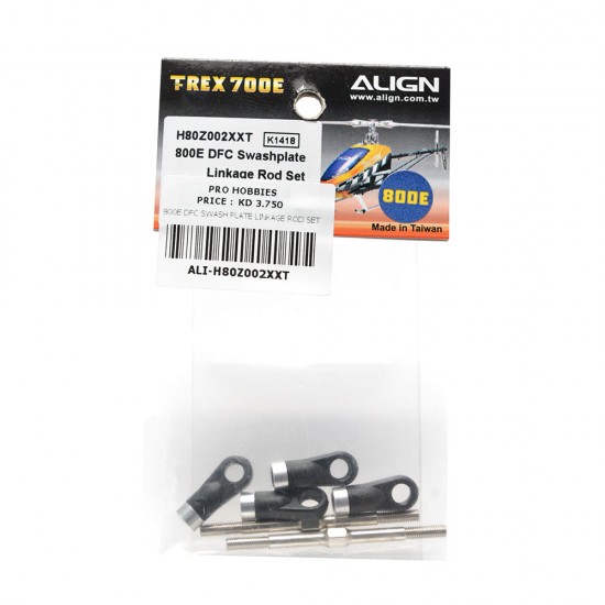 800E DFC SWASH PLATE LINKAGE ROD SET