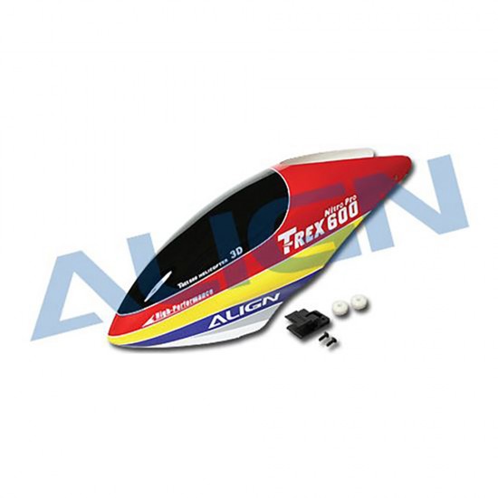 600N Painted Canopy(Glasss Fiber RED)(HN0009)
