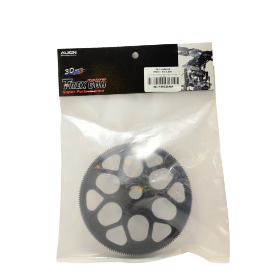 180T M0.6 Autorotation Tail Drive Gear Set-Black