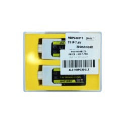 2S1P 7.4V 300mAh/30C