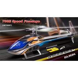 700E Speed Fuselage - Blue & White