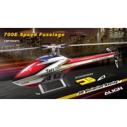 700E Speed Fuselage - Red