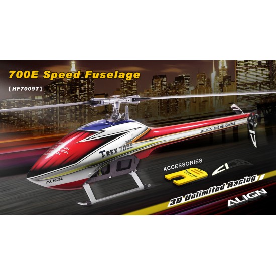 700E Speed Fuselage - Red