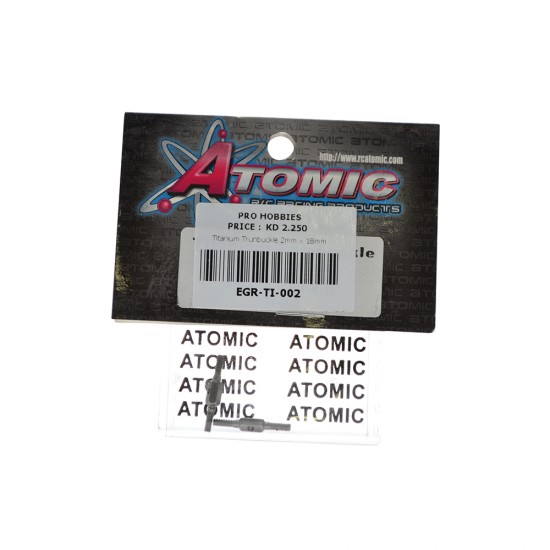 Titanium Trunbuckle 2mm x 18mm