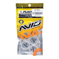 SMALL HINGED PLASTIC DOODAD CONTAINER 5 PCS