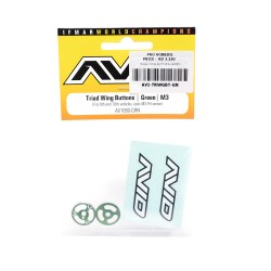 TRIAD WING BUTTONS GREEN