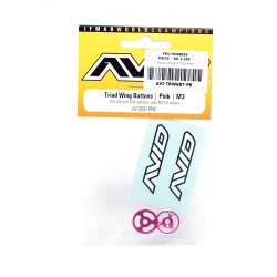 TRIAD WING BUTTONS PINK