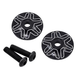 8TH WING MOUNT BUTTONS-BLACK