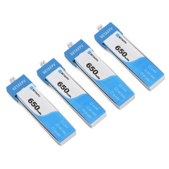 650mAh 1S 50C HV Battery (4PCS)