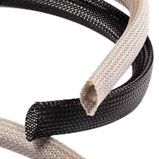 Polyester Braided Expandable Sleeving 3.0 mm - Grey
