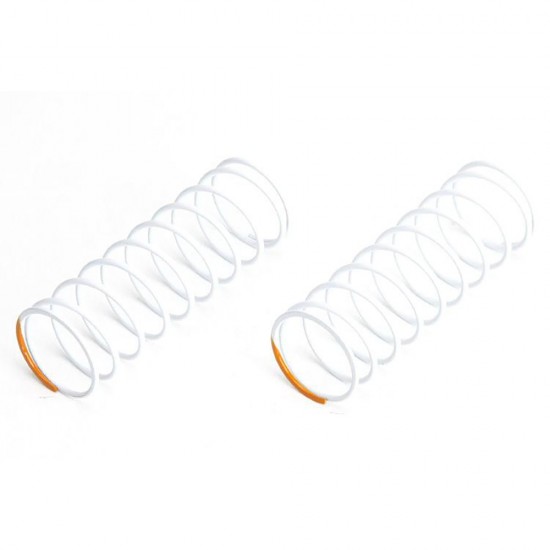 9002 Front Shock Spring-Mid (White/Orange)