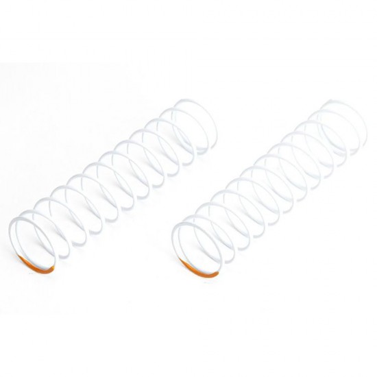 9012 Rear Shock Spring Long - Mid (White/Orange)