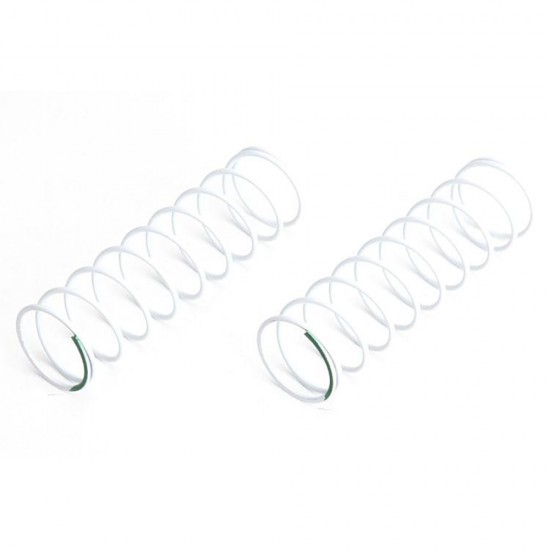 9014 Rear Shock Spring Short - Mid (White/Green)