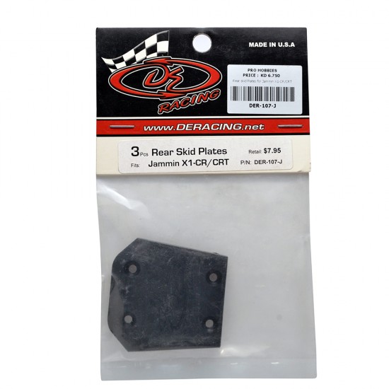 Rear skid Plates for Jammin X1-CR/CRT