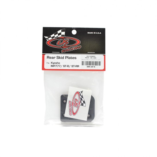 Rear Skid Plates for Kyosho MP777 / ST-R