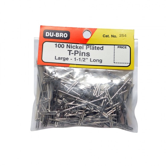 stainless steel t-pins 1-1/2 (100