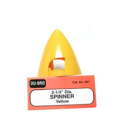 2-1/4 spinner, yellow (1per pkg)