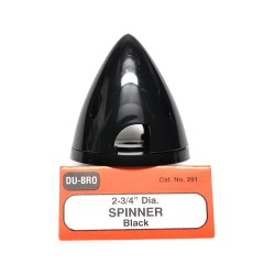 2-3/4 spinner,black (1 per pkg)