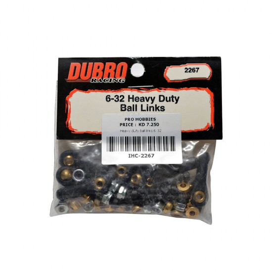 Heavy duty ball links 6-32