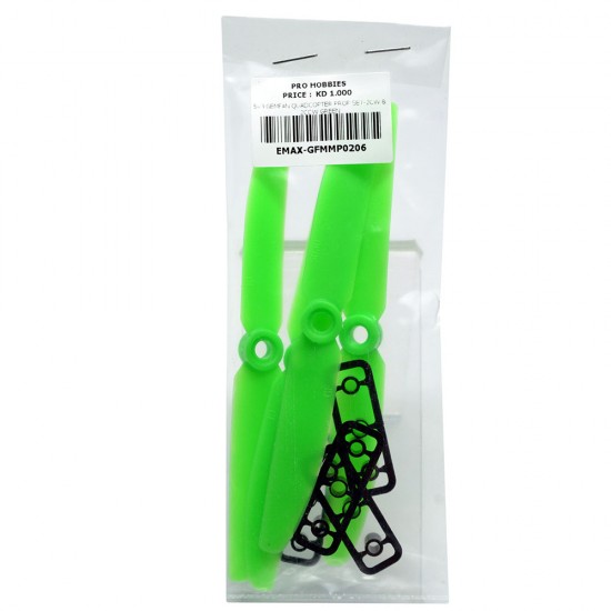 5x3 GEMFAN QUADCOPTER PROP SET-2CW & 2CCW GREEN