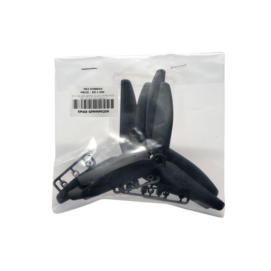 5x3 3-BLADE GEMFAN QUADCOPTER PROP SET -2CW & 2CCW BLACK