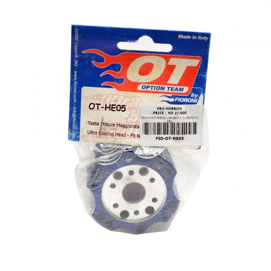 TESTA MOTORE BLU/ARGENTO 21 RB/NOVA REX