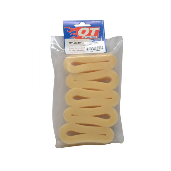 WHITE TYPE FOAM FILTER FOR “AIR FLOW” OVERSIZE AIR FILTER  (5 Pcs pack)