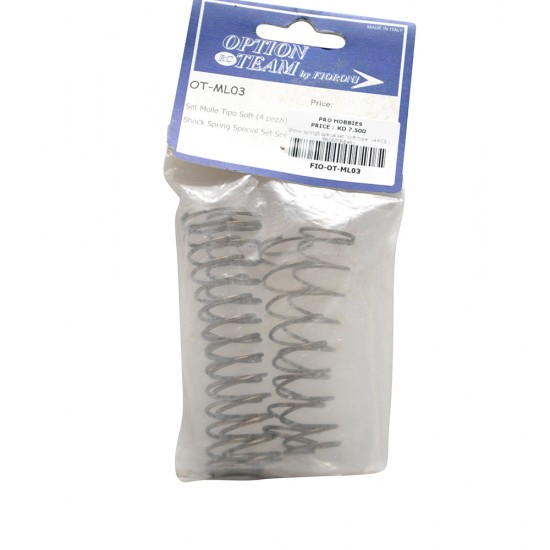 Shock springS special set “soft type” (4 PCS - FRONT/REAR)