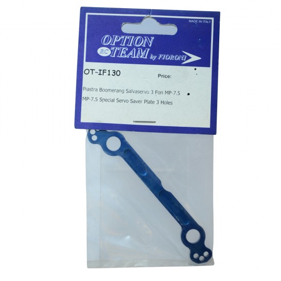 Kyosho MP 7,5 Special Ergal Servo Saver Steering Plate  with 3 Holes