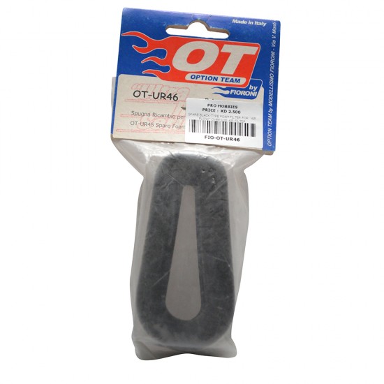 SPARE BLACK TYPE FOAM FILTER FOR “AIR FLOW” OVERSIZE AIR FILTER 