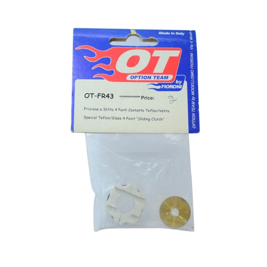 Special “TEFLON/GLASS” 4 points “Sliding Clutch” + 2 Springs (WHITE COLOR)