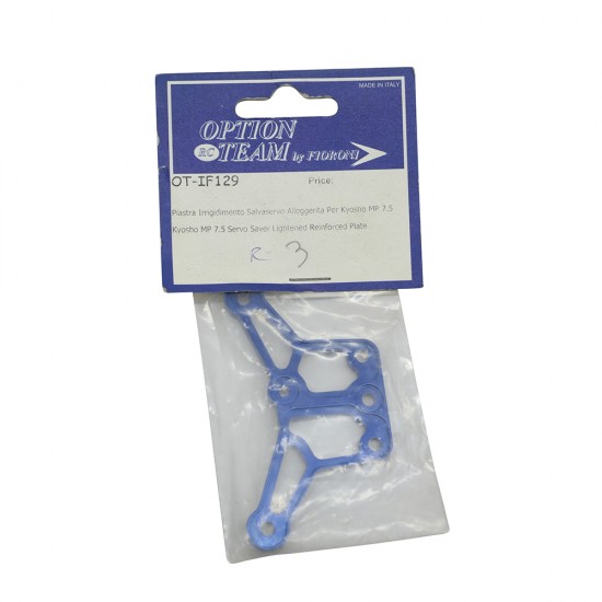 Kyosho MP 7,5 Special Ergal Servo Saver Reinforced Plate (4mm Lightened)