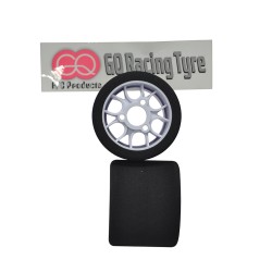Rear Shore 40 C2 (1mm offset) White Wheel